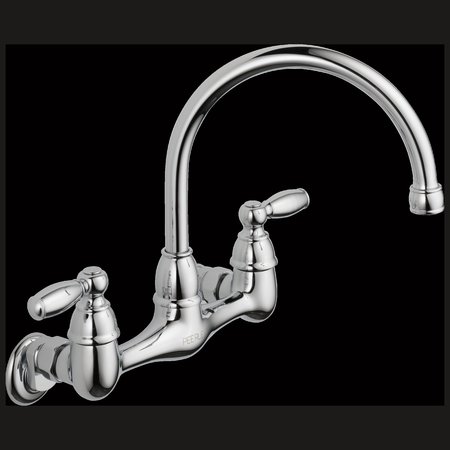 PEERLESS Choice Two Handle Wall Mounted Kitchen Faucet P299305LF